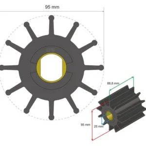 Albinus, Premium impeller, PCS, 06-02-030