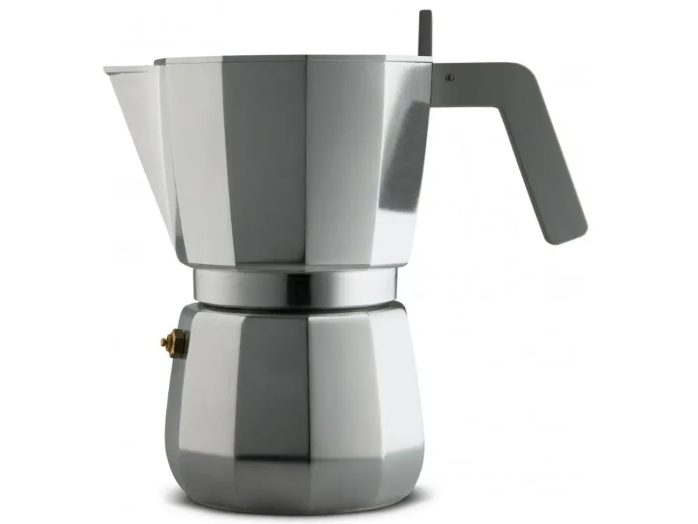 Alessi Espressobryggare för spishäll MOKA 450 ml, röd