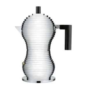 Alessi Espressobryggare för spishäll PULCINA 150 ml, svart
