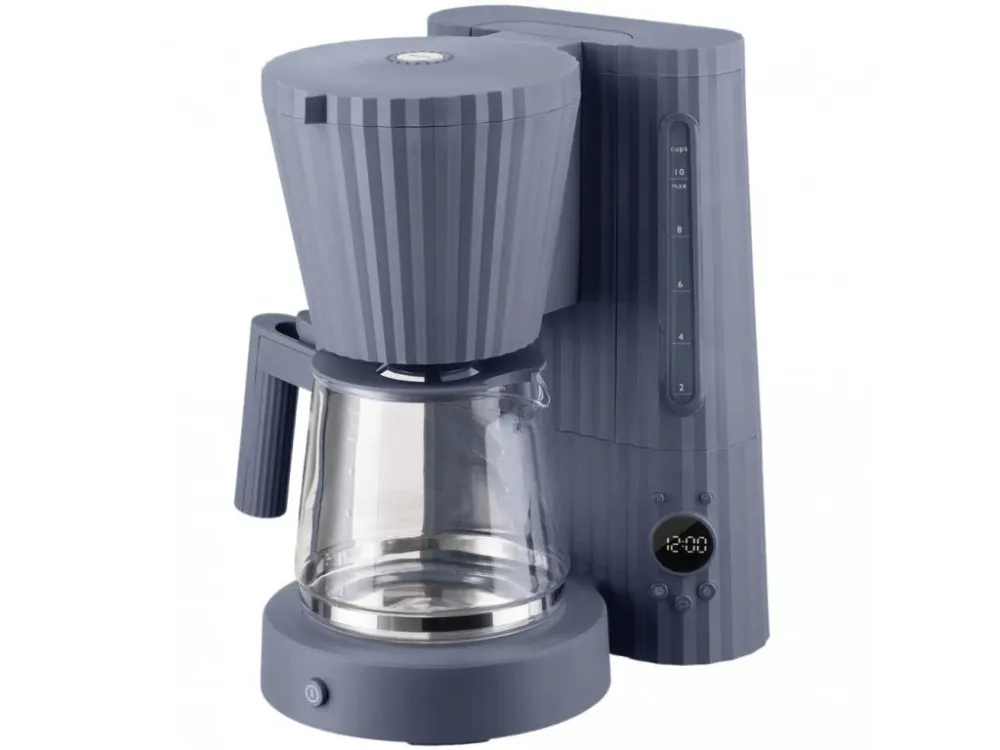Alessi Kaffebryggare PLISSÉ 1,5 l, grå