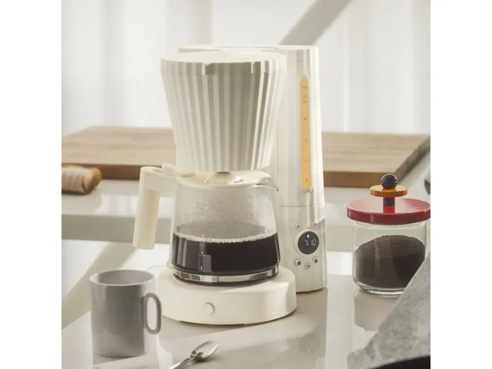Alessi Kaffebryggare PLISSÉ 1,5 l, grå