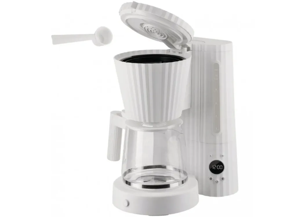 Alessi Kaffebryggare PLISSÉ 1,5 l, grå