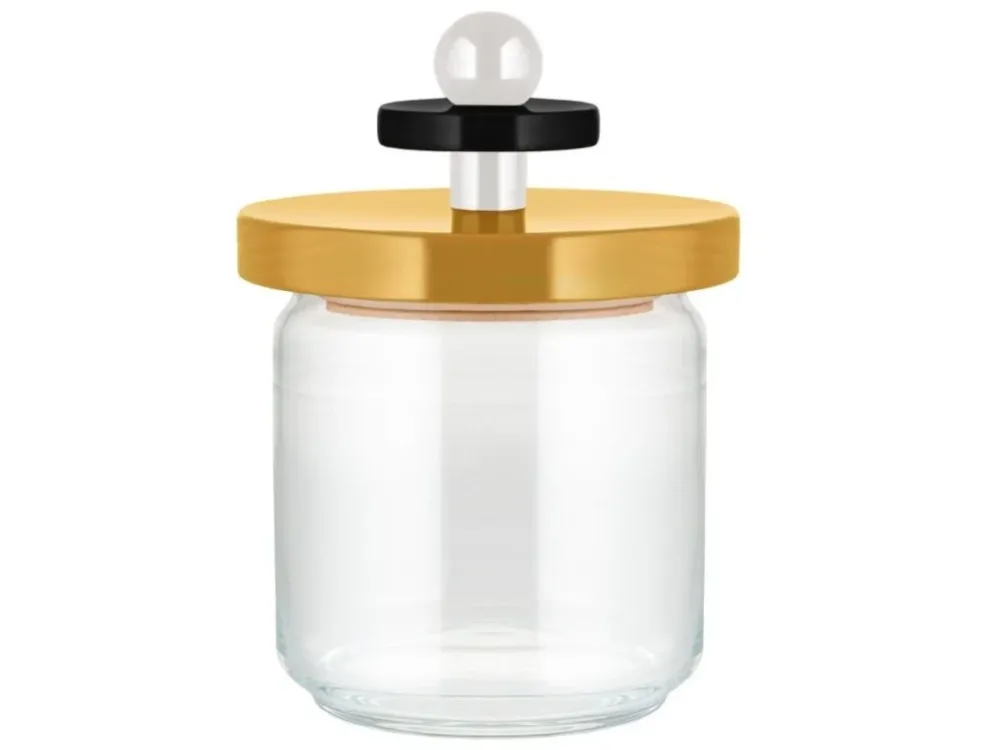 Alessi Köksförvaringsburk 100 COLLECTION, 750 ml, gul, glas