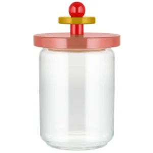 Alessi Köksförvaringsburk 100 COLLECTION, 1 l, rosa, glas