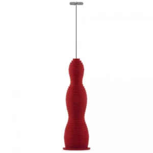 Alessi Mjölkskummare PULCINA, röd