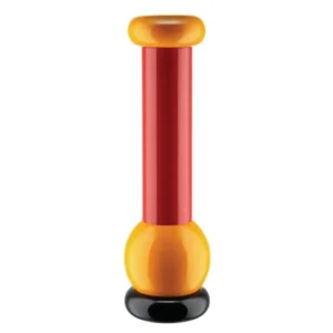 Alessi Saltkvarn och pepparkvarn MP0210, röd/gul/svart