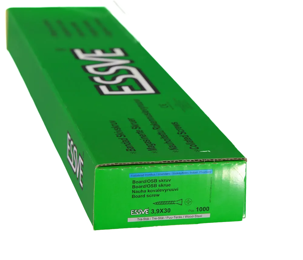 BANDAD BOARDSKRUV OSB 3,9X30MM 1000ST