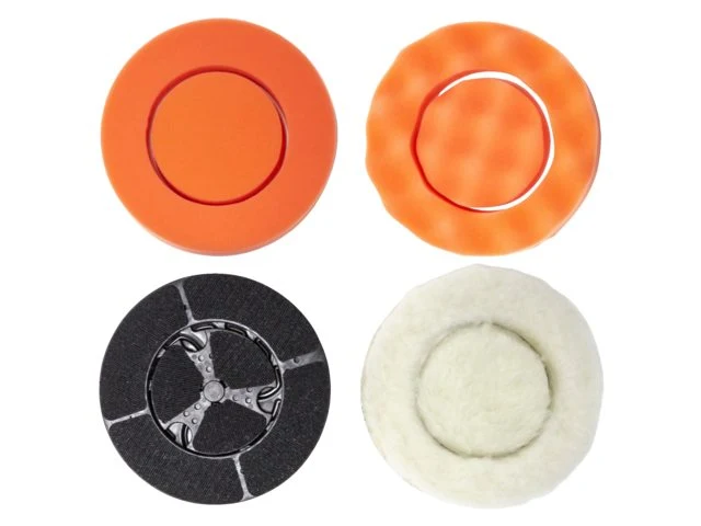 Batavia, Twin Brush Polish Pad Set (2 x skum / 1 x ull)