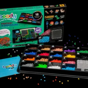 Beady - Fantasi & Dinosaurer - 4.500 perler + 4 plader