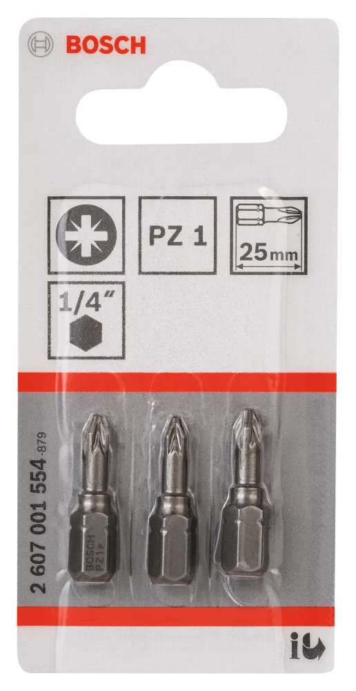 BITS PZ1 25MM 3ST