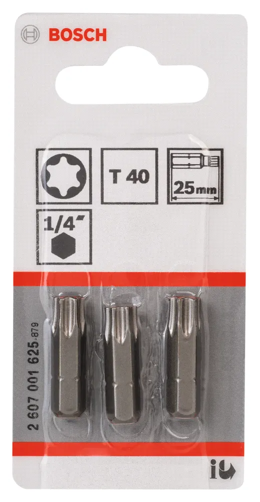 BITS T40 25MM 3ST