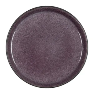 Bitz Desserttallrik 21 cm, svart/lila