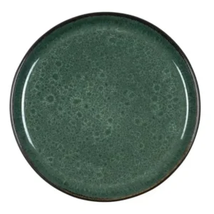 Bitz Efterrättstallrik GASTRO 21 cm, svart/grön