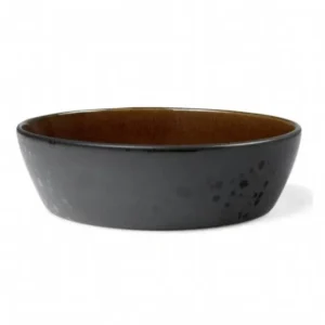 Bitz Matskål 18 cm, svart/bärnsten