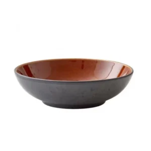 Bitz Matskål 20 cm, svart/bärnsten