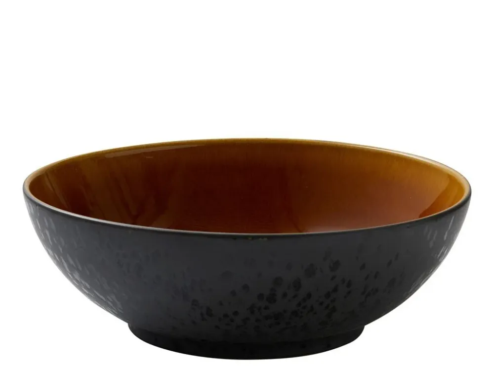 Bitz Salladsskål 30 cm, svart/bärnsten