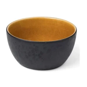 Bitz Serveringsskål 14 cm, svart/bärnsten