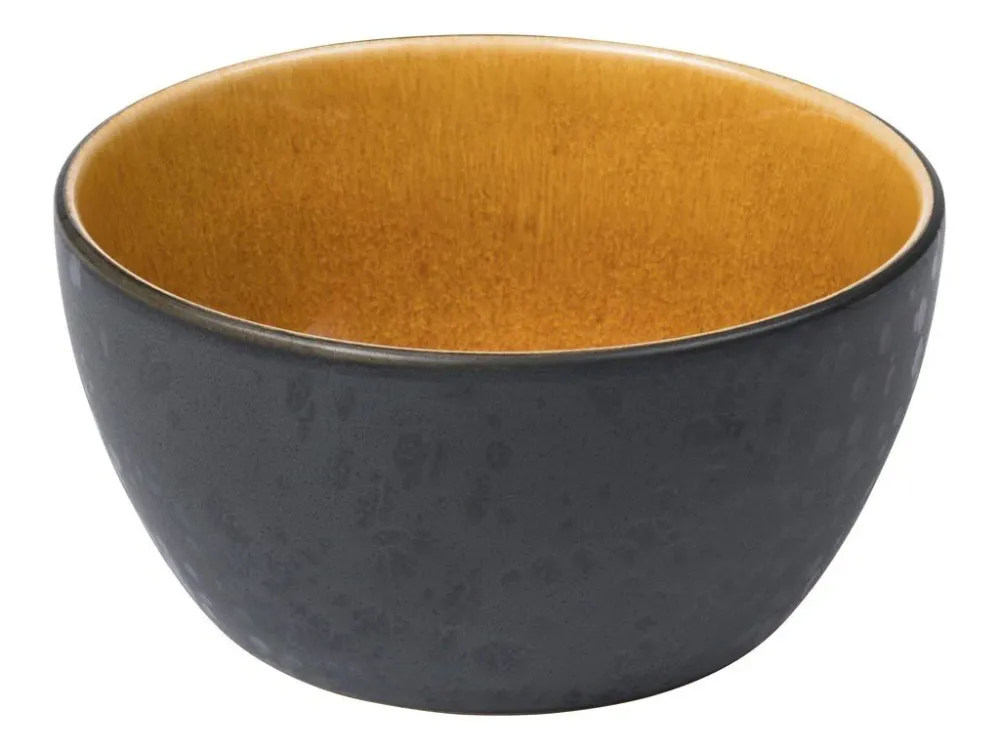 Bitz Serveringsskål 12 cm, svart/bärnsten