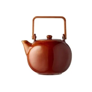 Bitz Tekanna 1,2 l, bärnsten, ekhandtag