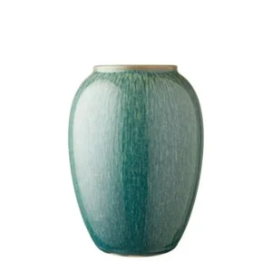 Bitz Vas 25 cm, grön, stengods