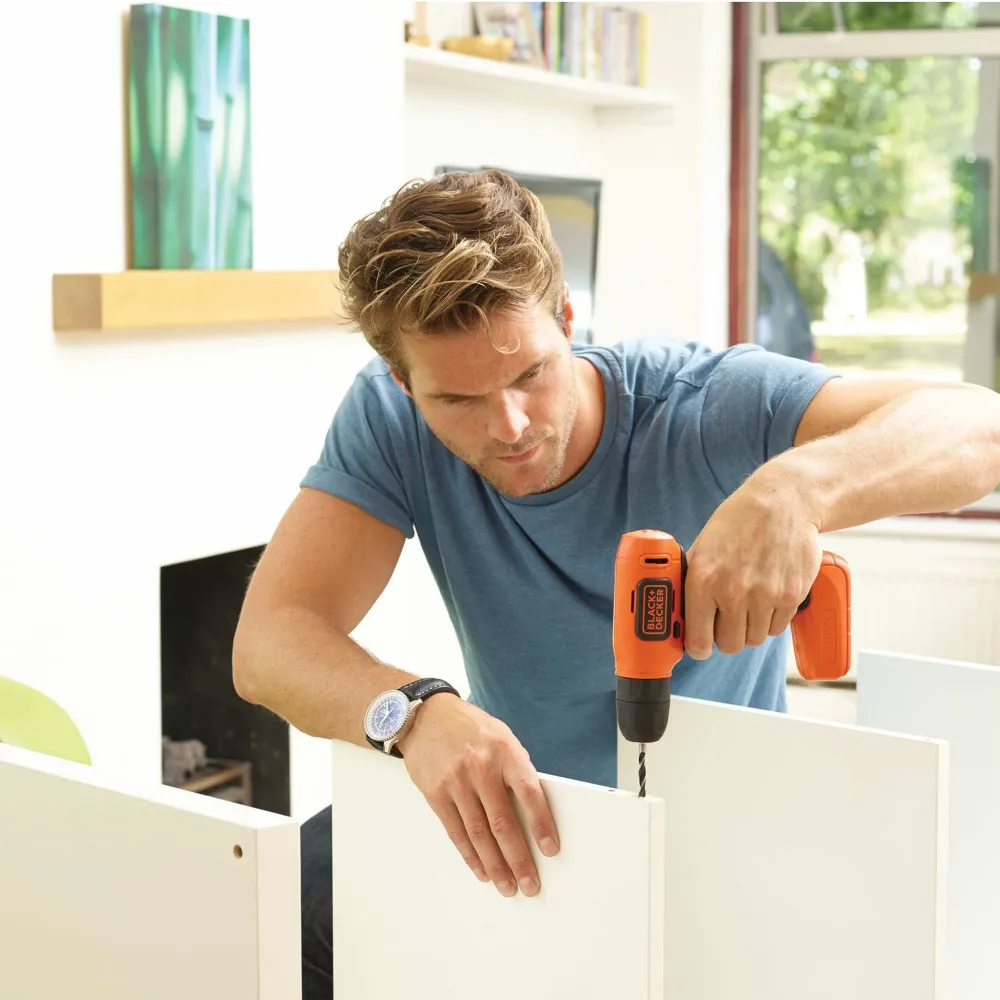 Black+Decker BDCD8-QW 7.2V 1.5Ah Sladdlös Borrskruvdragare