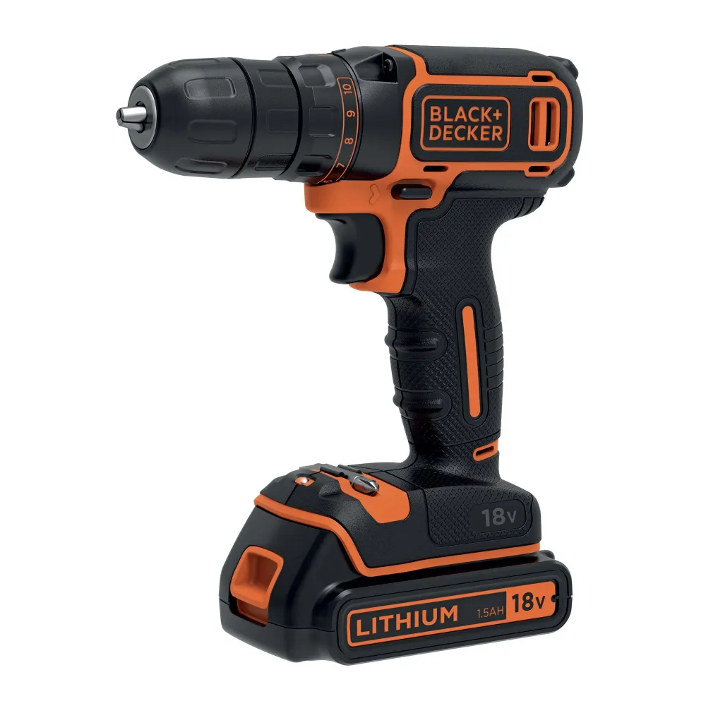 Black+Decker BDCDC18K-QW 18V 1.5Ah Sladdlös Borrskruvdragare