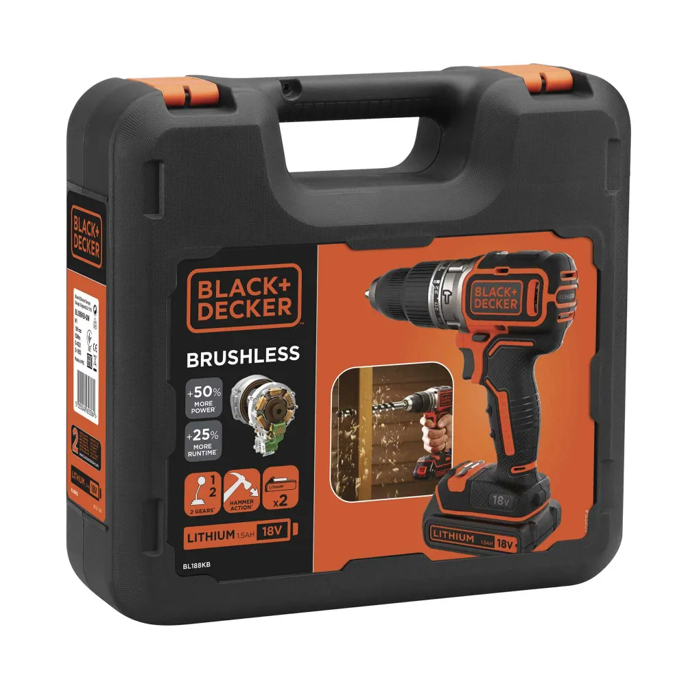Black+Decker BL188KB-QW 18V 1.5Ah Slagborrmaskin
