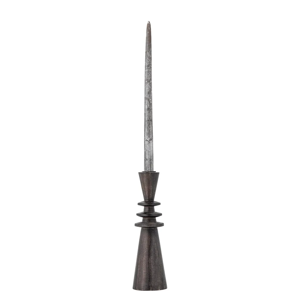 Bloomingville Armel Ljusstake, Svart, Mango
