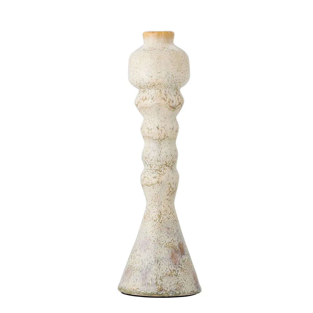 Bloomingville Bancroft Ljusstake, Vit, Terrakotta