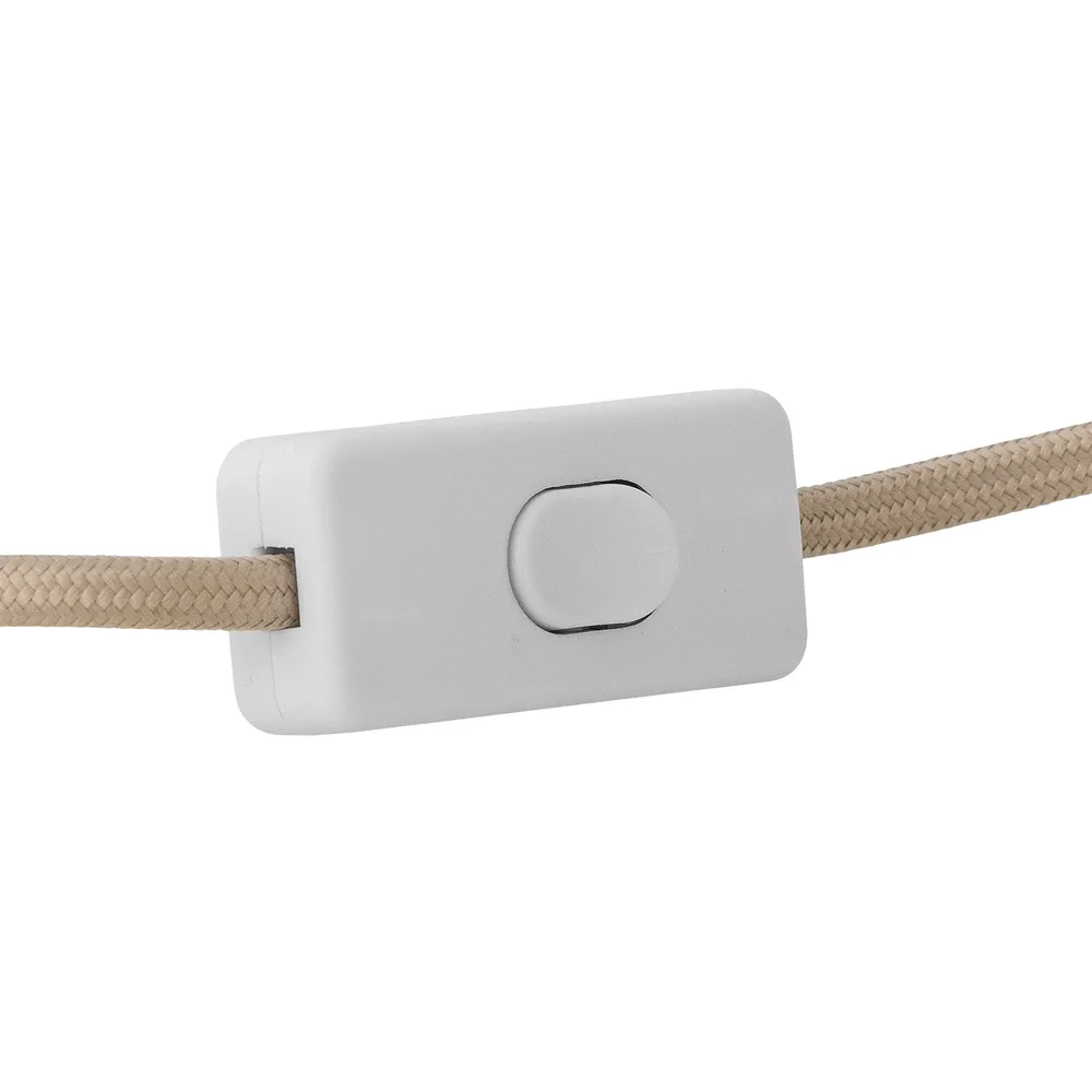 Bloomingville Emmie Bordslampa, Vit, Polyester