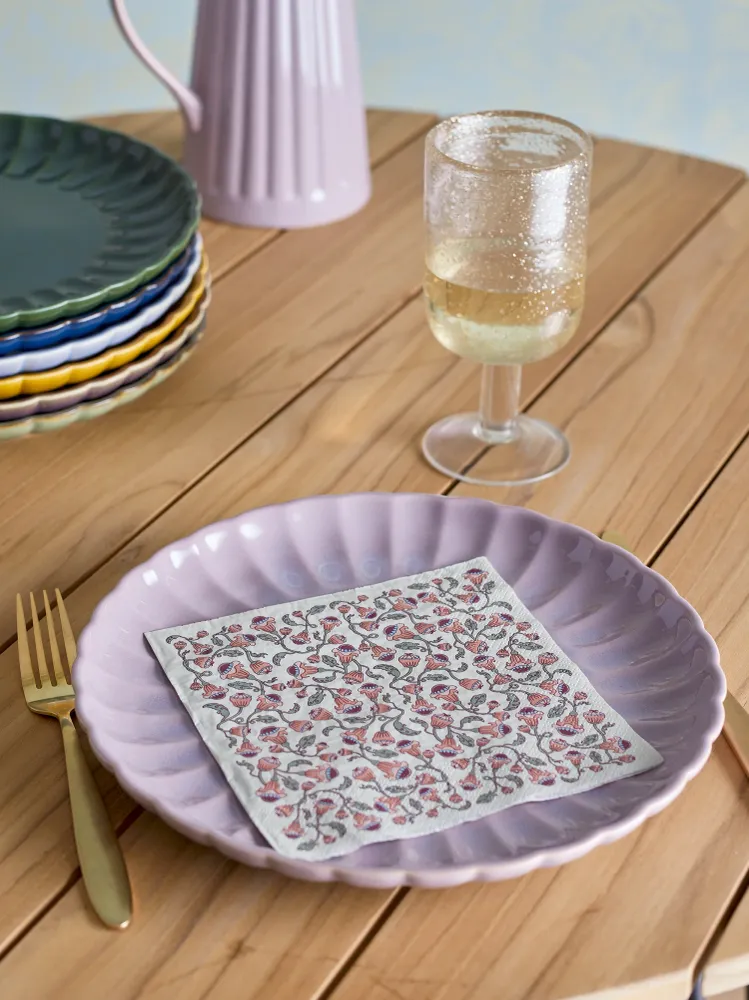 Bloomingville Fazila Servett, Ros, FSC® Mix, Papper