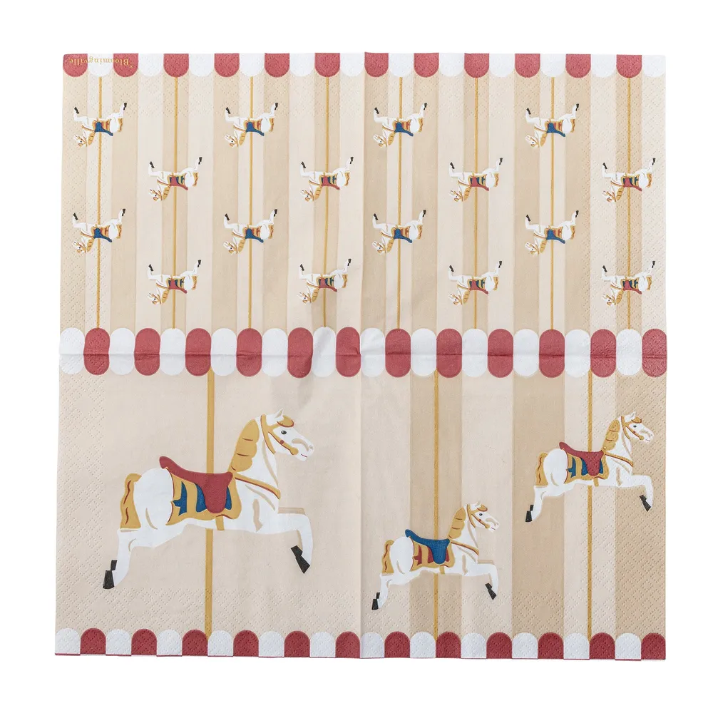 Bloomingville Merry-go-round Servett, Flerfärgad, FSC®Mix, Papper