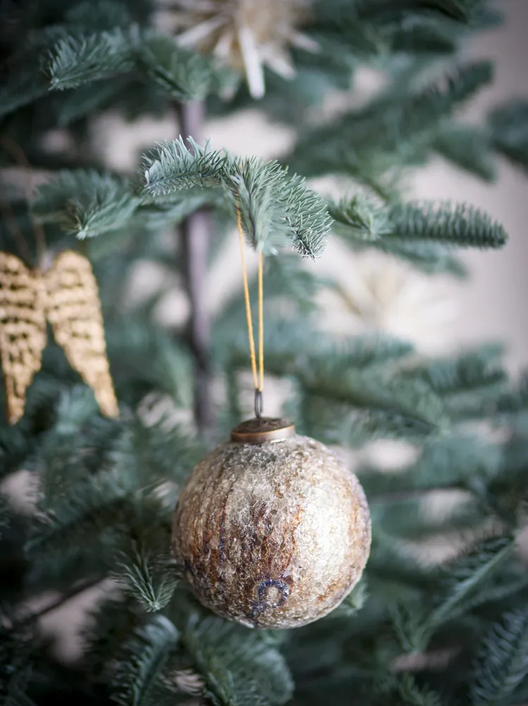 Bloomingville Nany Ornament, Brons, Glas