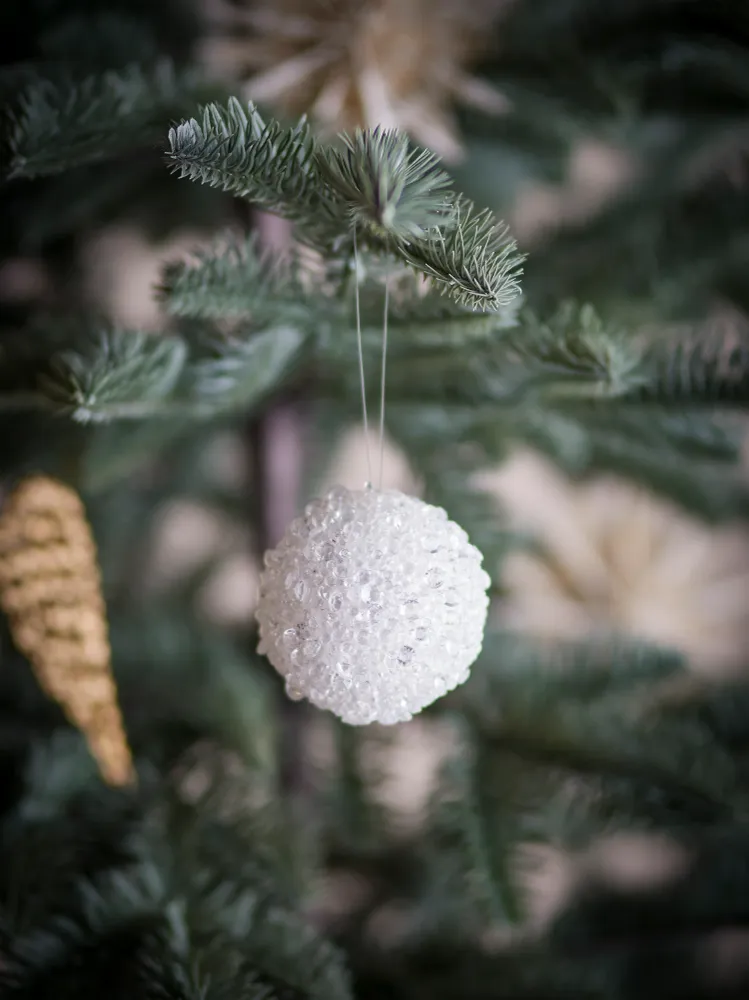 Bloomingville Nicolet Ornament, Vit, Plast