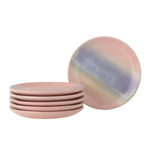 Bloomingville Safie Tallrik, Multipack, Rosa, Stengods