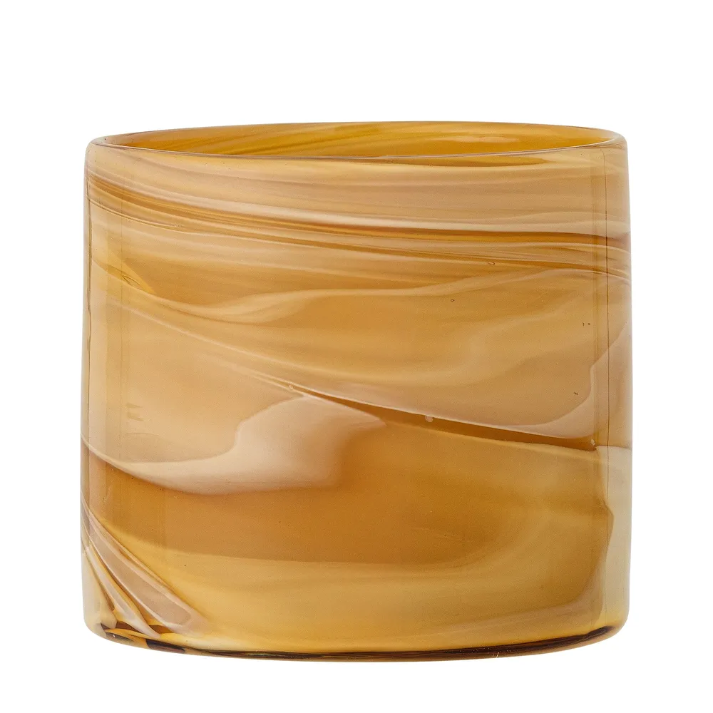 Bloomingville Sylas Votivljus, Orange, Glas