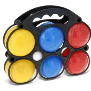 Boccia/Petanque i plast med 6 kugler
