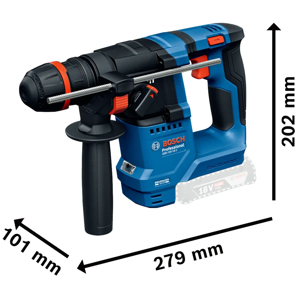 Bosch GBH 18V-18 X PRO 18V Borrhammare