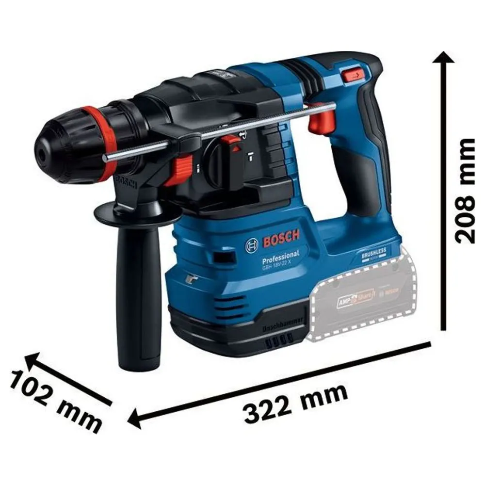 Bosch GBH 18V-22 X PRO 18V Borrhammare