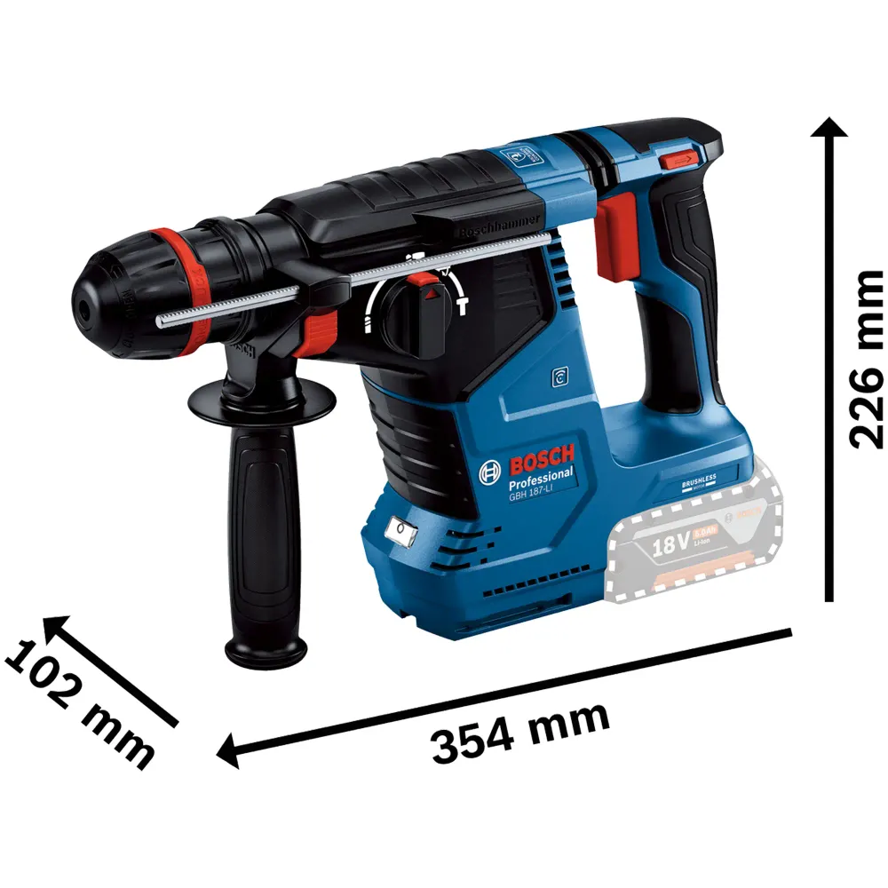 Bosch GBH 18V-24 C PRO 18V Borrhammare