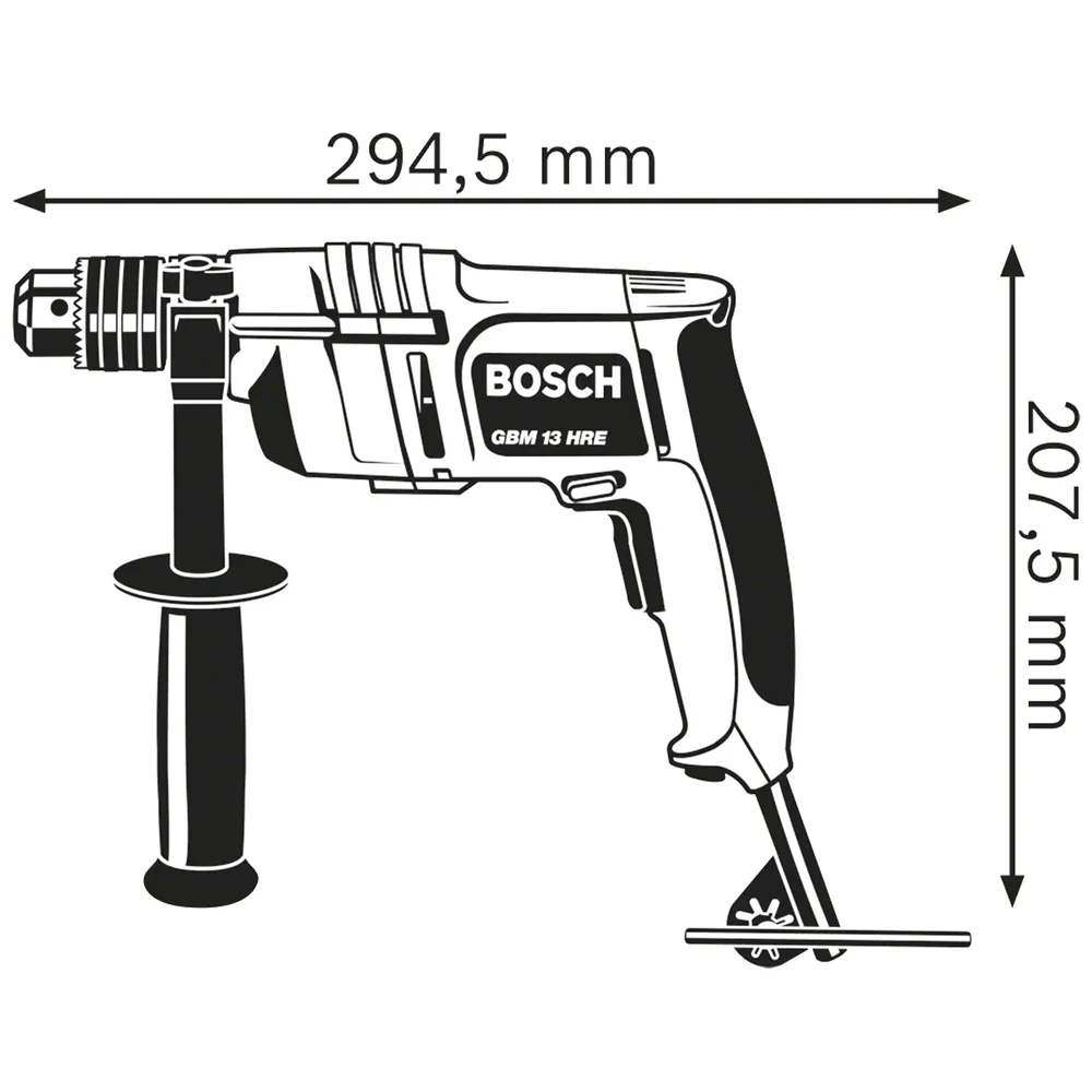 Bosch GBM 13 HRE 550W slagborrmaskin