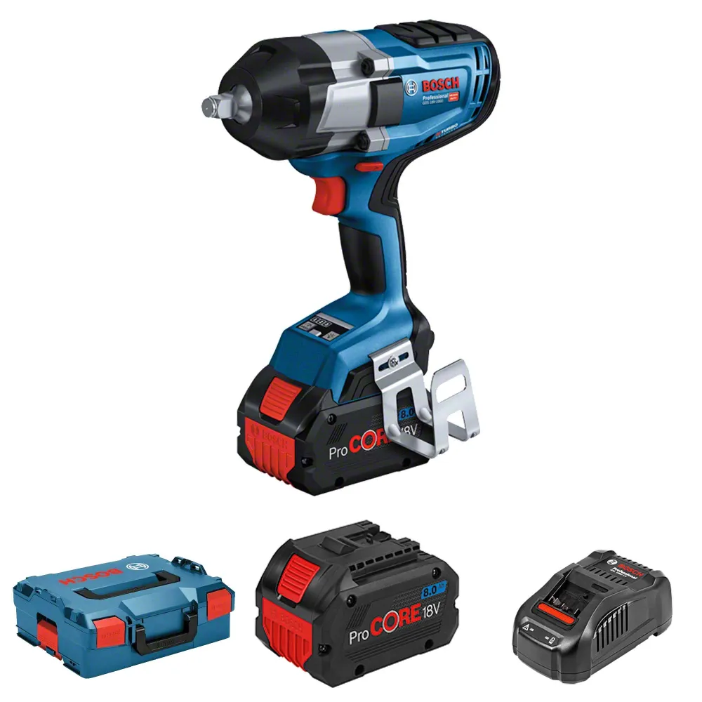 Bosch GDS 18V-1000 H 8Ah slagskruvdragare