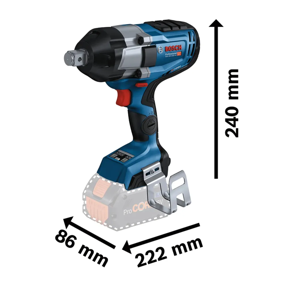 Bosch GDS 18V-1050 HC PRO 18V slagskruvmejsel