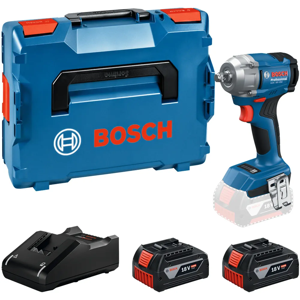 Bosch GDS 18V-350 4Ah slagskruvdragare