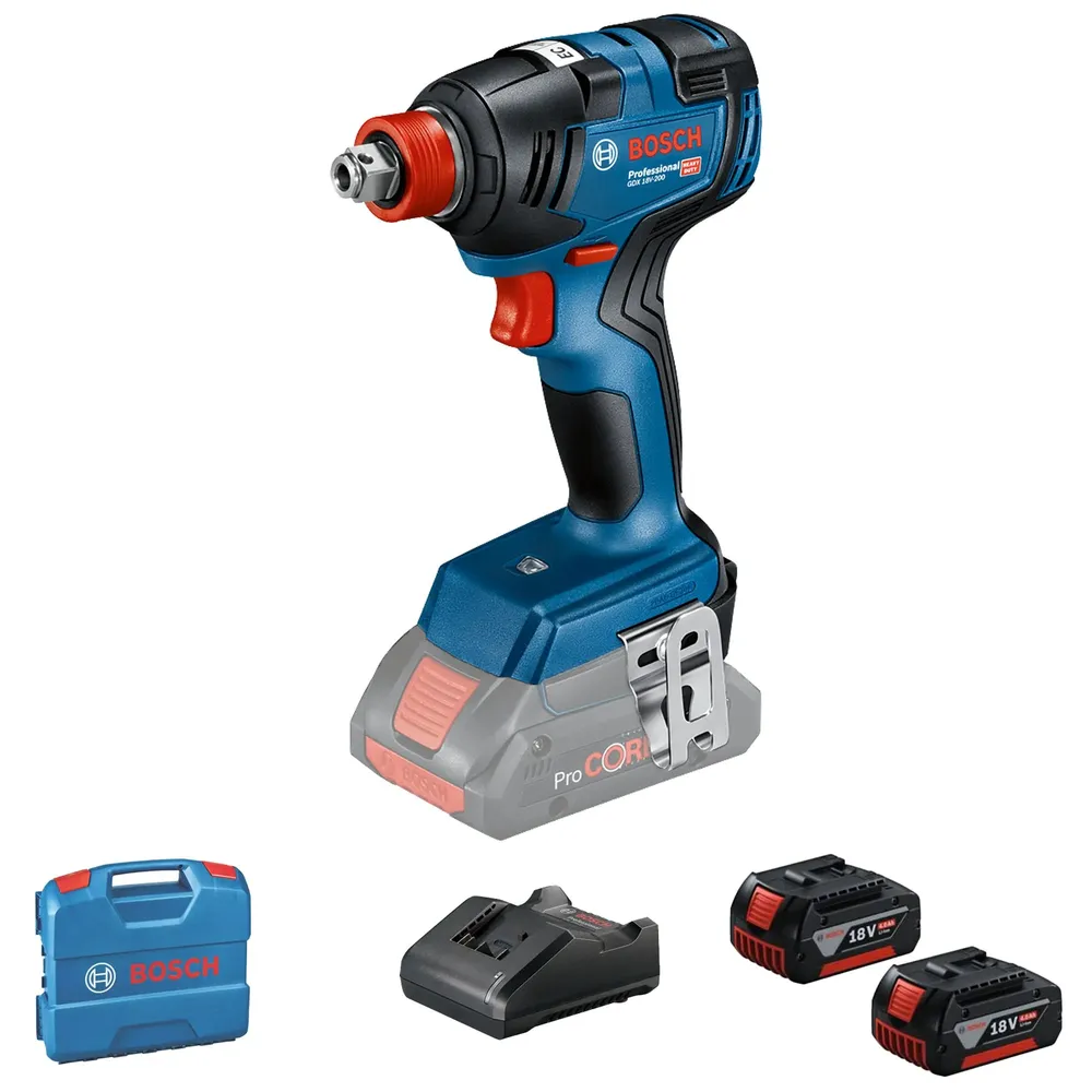 Bosch GDX 18V-200 PRO 18V 4Ah slagskruvmejsel