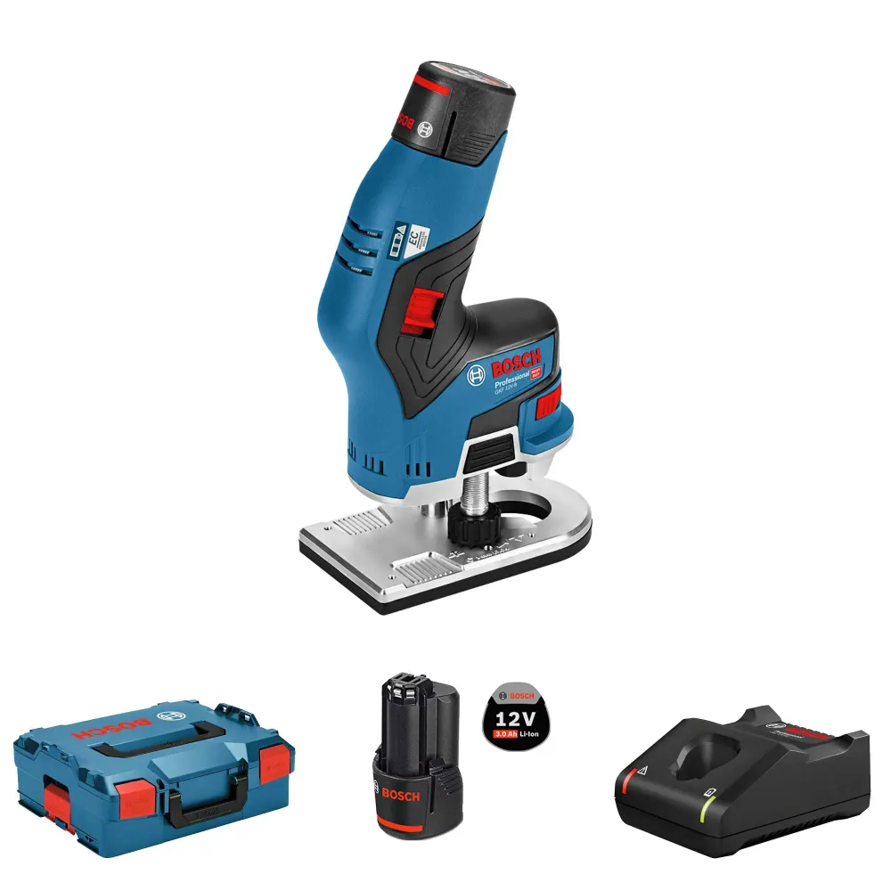 Bosch GKF 12V-8 3Ah Vertikalfräsmaskin