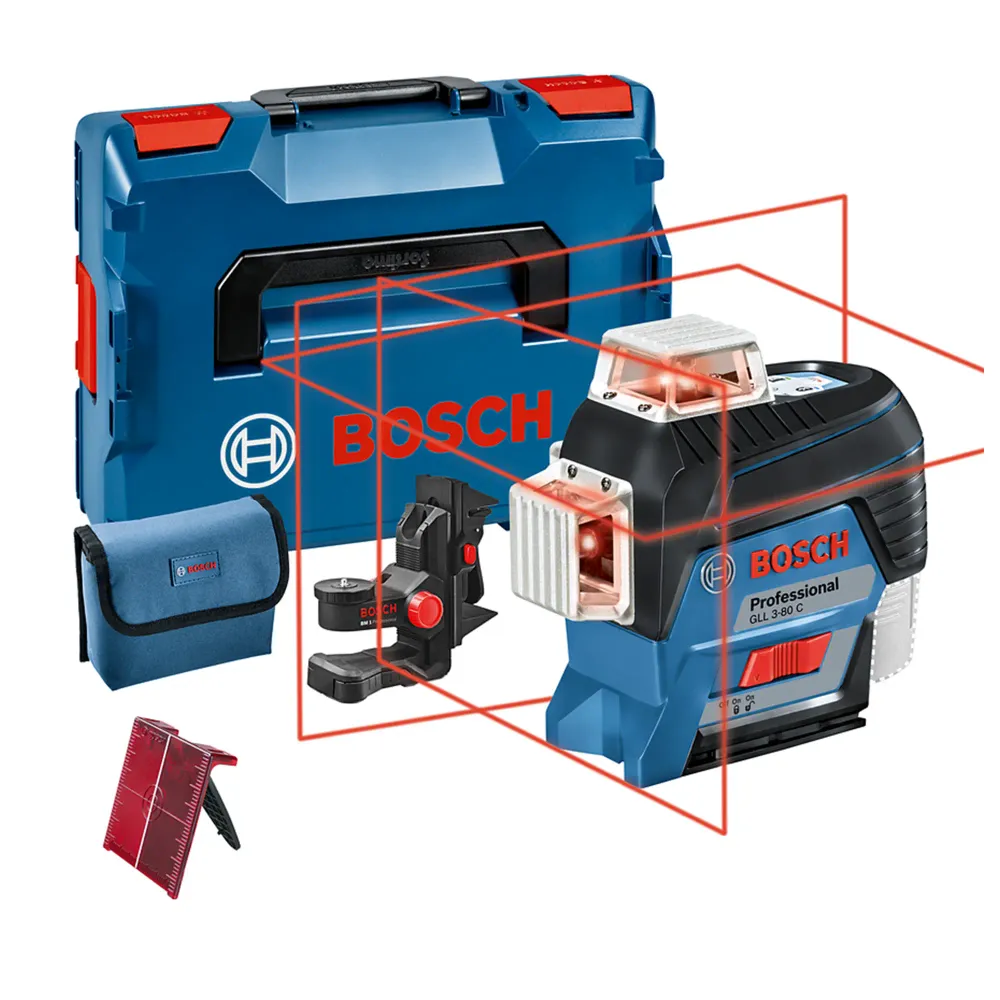 Bosch GLL 3-80 C PRO 12V lasernivå