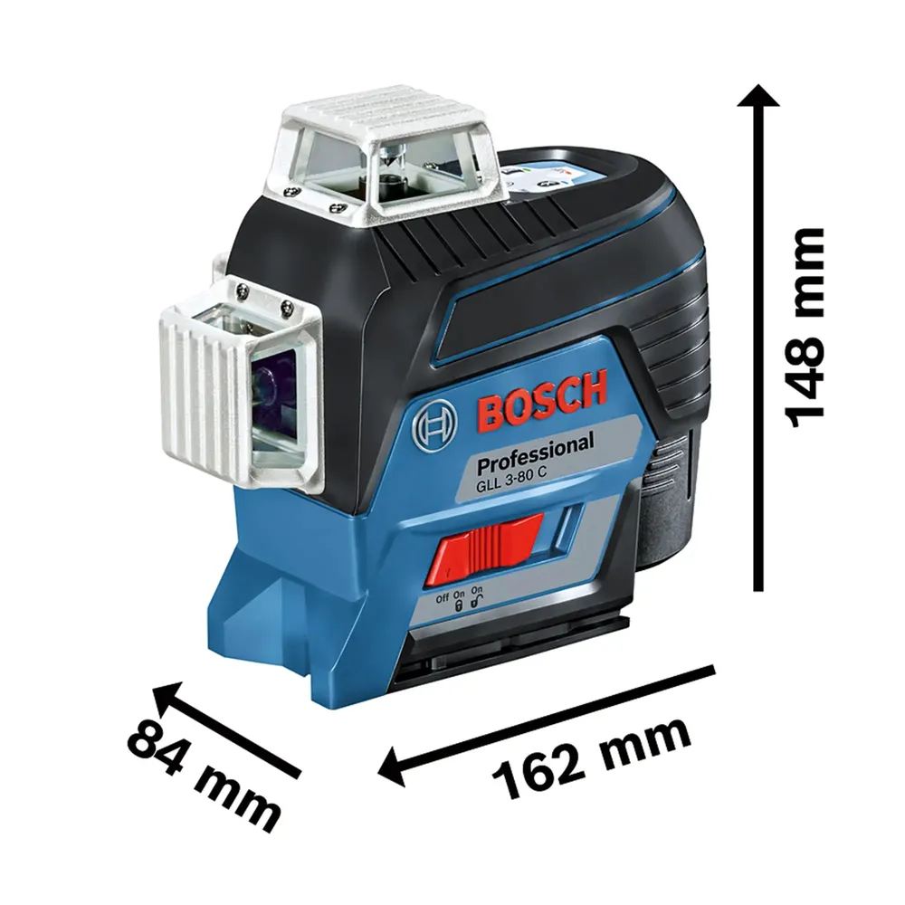 Bosch GLL 3-80 C PRO 12V lasernivå