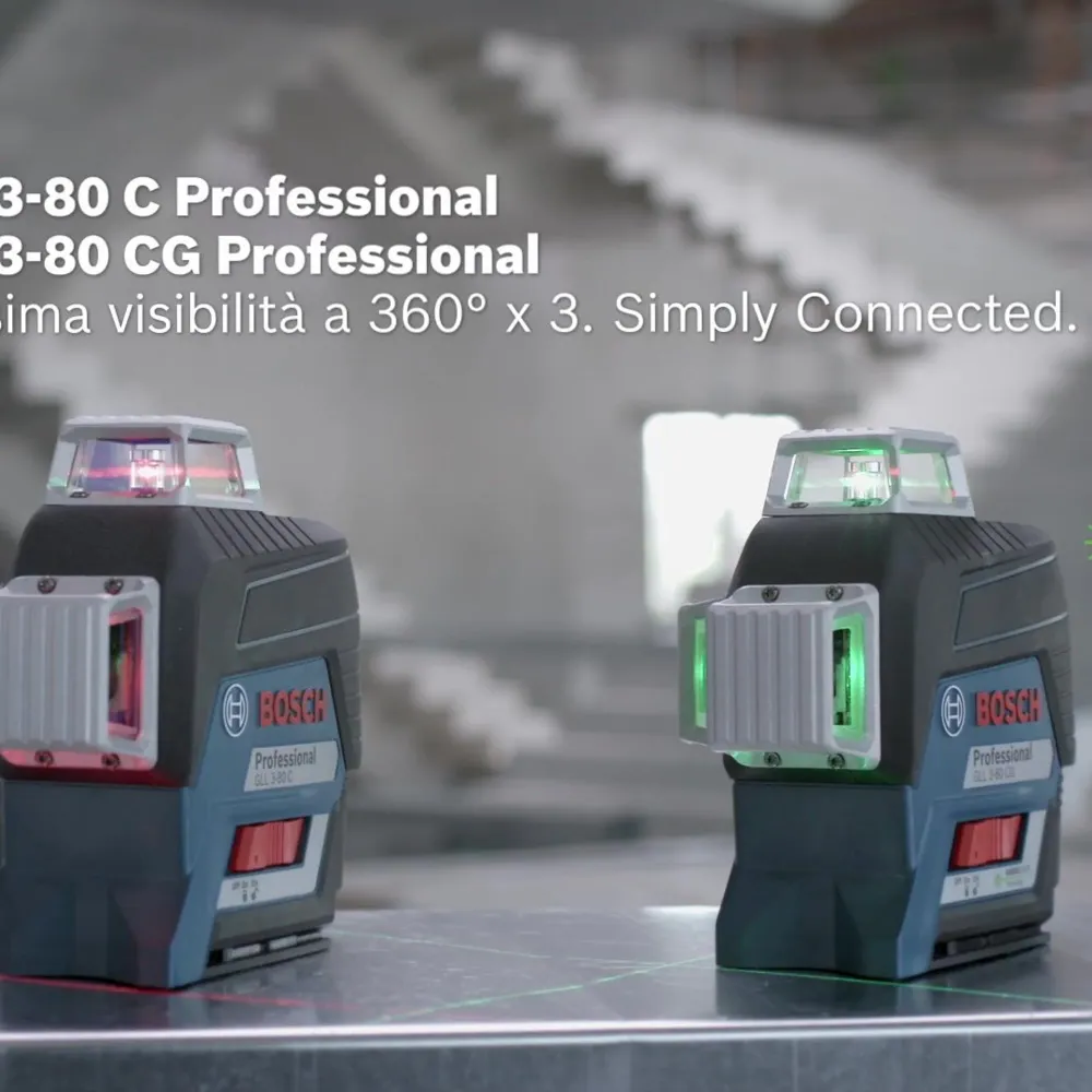 Bosch GLL 3-80 C PRO 12V lasernivå