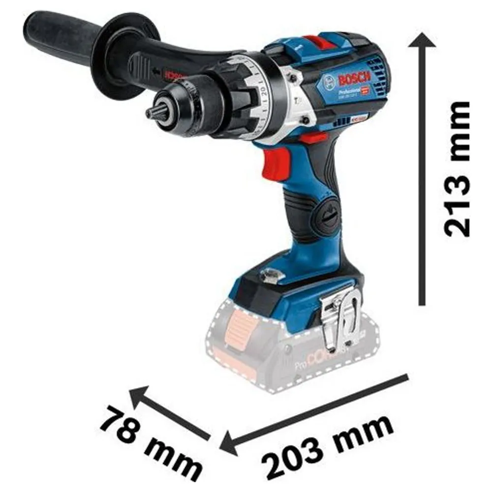 Bosch GSB 18V-110 C PRO 18V Batteridriven borrskruvdragare